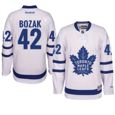 Tyler Bozak Toronto Maple Leafs #42 White Away Premier Jersey