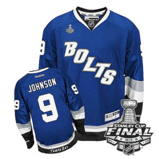 Tampa Bay Lightning Tyler Johnson #9 Blue 2022 Stanley Cup Alternate Finals Jersey