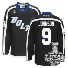 Tampa Bay Lightning Tyler Johnson #9 Black 2016 Stanley Cup Alternate Finals Jersey