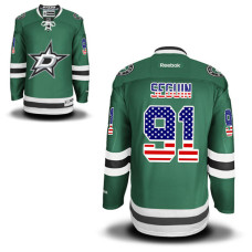 Dallas Stars Tyler Seguin #91 Green American Flag Jersey