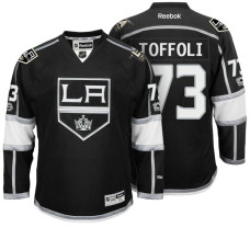 LAKings #73 Tyler Toffoli Black 100th Patch Premier Jersey