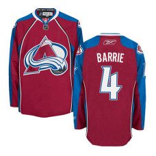 Colorado Avalanche Tyson Barrie #4 Burgundy Red Home With Jersey 2022 Stanley Cup Champions Patch