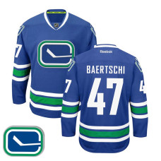 Vancouver Canucks Sven Baertschi #47 Royal Blue Alternate Authentic Jersey