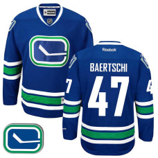 Vancouver Canucks Sven Baertschi #47 Royal Blue Alternate Premier Jersey