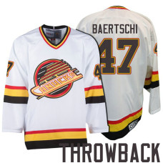 Vancouver Canucks #47 Sven Baertschi White Premier Throwback Jersey