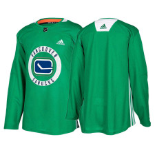 Vancouver Canucks Green Adidas Pro Authentic Practice Jersey