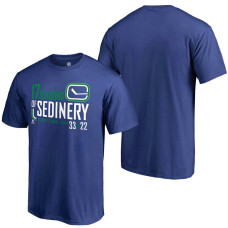 Vancouver Canucks Fanatics Branded 17 Years Of Sedinery T-shirt Royal