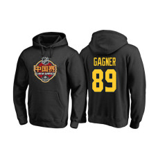 Vancouver Canucks #89 Sam Gagner Black 2017 China Game Pullover Hoodie