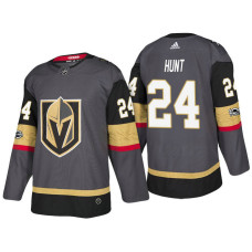 Vegas Golden Knights #24 Brad Hunt Steel Gray Draft New-Outfitted Player Premier Jersey With 2023 Stanley Cup Patch