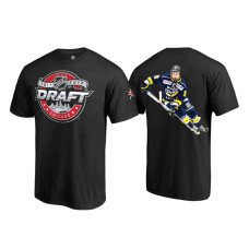 Vegas Golden Knights Erik Brannstrom Black 2017 Draft Player Pictorial T-shirt