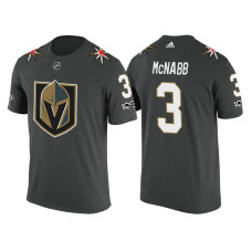 Vegas Golden Knights #3 Brayden McNabb Steel Gray Limited T-shirt With 100 Classic Patch