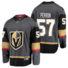 Vegas Golden Knights #57 Breakaway Player David Perron Jersey Grey With 2023 Stanley Cup Patch