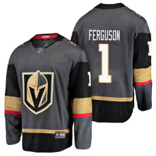 Vegas Golden Knights #1 Breakaway Player Dylan Ferguson Jersey Grey