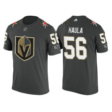 Vegas Golden Knights #56 Erik Haula Steel Gray Limited T-shirt With 100 Classic Patch