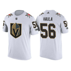 Vegas Golden Knights #56 Erik Haula White Limited T-shirt With 100 Classic Patch