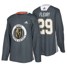 Vegas Golden Knights #29 Gray New Season Practice Marc-Andre Fleury Jersey