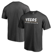 Vegas Golden Knights Heather Gray Wordmark T-shirt