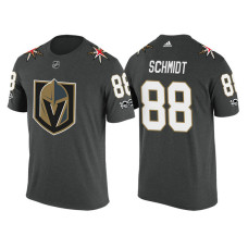 Vegas Golden Knights #88 Nate Schmidt Steel Gray Limited T-shirt With 100 Classic Patch