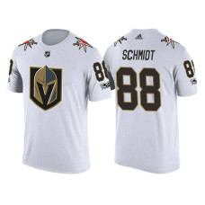 Vegas Golden Knights #88 Nate Schmidt White Limited T-shirt With 100 Classic Patch