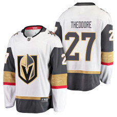 Vegas Golden Knights #27 White Breakaway Shea Theodore Jersey With 2023 Stanley Cup Patch