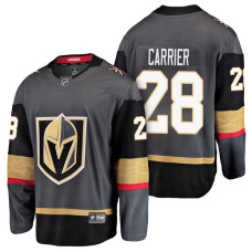 Vegas Golden Knights #28 Breakaway Player William Carrier Jersey Grey