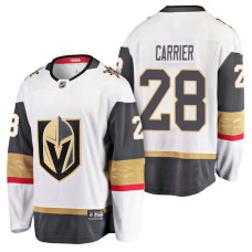 Vegas Golden Knights #28 White Breakaway William Carrier Jersey With 2023 Stanley Cup Patch