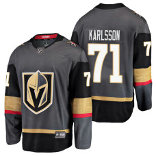 Vegas Golden Knights #71 Breakaway Player William Karlsson Jersey Grey