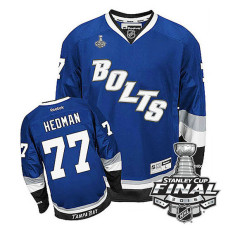 Tampa Bay Lightning Victor Hedman #77 Blue 2022 Stanley Cup Alternate Finals Jersey