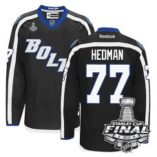 Tampa Bay Lightning Victor Hedman #77 Black 2016 Stanley Cup Alternate Finals Jersey