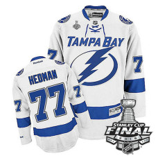 Tampa Bay Lightning Victor Hedman #77 White 2022 Stanley Cup Away Finals Jersey