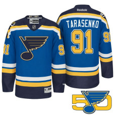 St. Louis Blues Vladimir Tarasenko #91 Blue 50th Anniversary Jersey