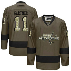 Washington Capitals Mike Gartner #11 Green Camo Player Jersey