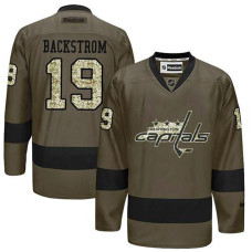 Washington Capitals Nicklas Backstrom #19 Green Camo Player Jersey