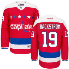 Nicklas Backstrom #19 Washington Capitals Red Premier Alternate Jersey