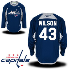 Washington Capitals Tom Wilson #43 Navy Blue Practice Jersey