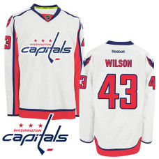 Washington Capitals Tom Wilson #43 White Away Authentic Jersey