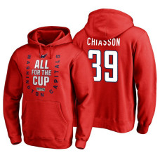 Washington Capitals #39 Alex Chiasson Red 2018 Stanley Cup Playoffs Hoodie