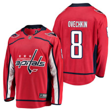 Washington Capitals #8 Breakaway Player Alex Ovechkin Jersey Red