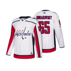 Washington Capitals #65 Andre Burakovsky White 2018 Season Anniversary Patch Team Road Jersey