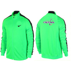 Washington Capitals Apple Green Full-Zip One Color Team Hoodie