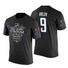 Washington Capitals #9 Dmitry Orlov Black 2018 Stadium Series T-shirt