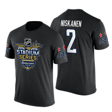 Washington Capitals #2 Matt Niskanen Black 2018 Stadium Series T-shirt