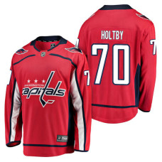 Washington Capitals #70 Breakaway Player Braden Holtby Jersey Red