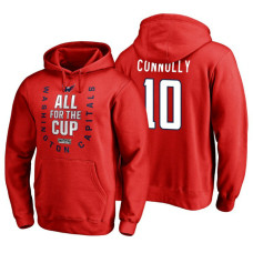 Washington Capitals #10 Brett Connolly Red 2018 Stanley Cup Playoffs Hoodie