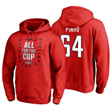 Washington Capitals #64 Brian Pinho Red 2018 Stanley Cup Playoffs Hoodie