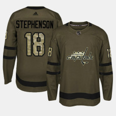 Washington Capitals #18 Camo Salute To Service Chandler Stephenson Jersey