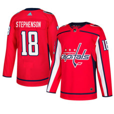 Washington Capitals #18 Red Authentic Home Chandler Stephenson Jersey