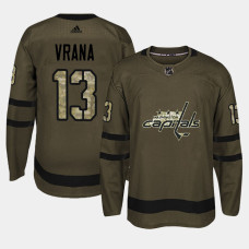 Washington Capitals #13 Camo Salute To Service Jakub Vrana Jersey