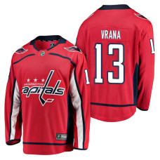 Washington Capitals #13 Breakaway Player Jakub Vrana Jersey Red