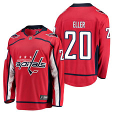 Washington Capitals #20 Breakaway Player Lars Eller Jersey Red